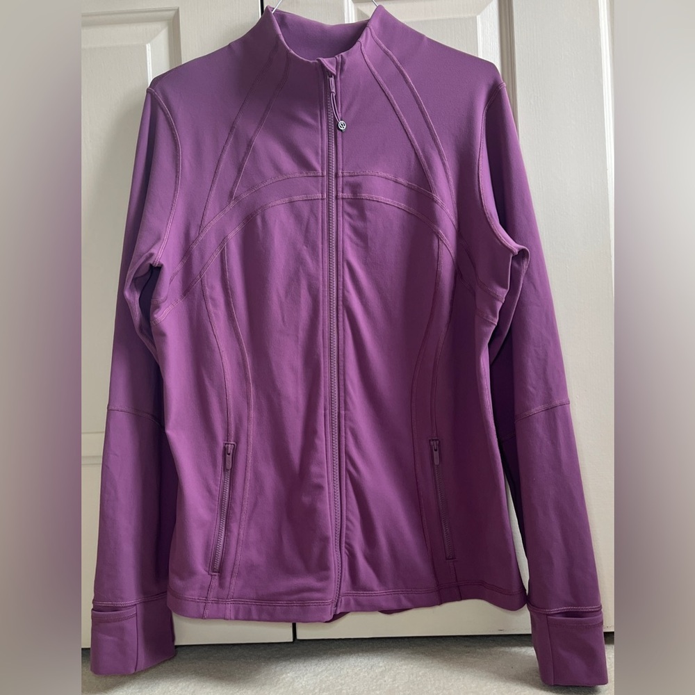 🍒LULULEMON Classic DEFINE JACKET sz 18 VINTAGE PLUM Purple Pink ~ LUON!